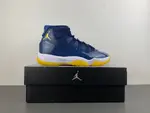 Air Jordan 11 Retro Legend Blue, White, Midnight Blue, White, and Yellow (Style Code: AT7802-115)