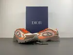 Christian Dior running shoes, brown and orange.