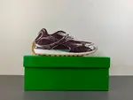 Bottega Veneta Orbit Sneakers (Dark Red/Silver) – Style No. 741357 V2X40 2245