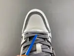 Louis Vuitton LV trainer, white-grey-brown