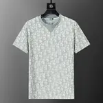 DI*OR  Spring/Summer New Two-Tone Jacquard Crew Neck Short Suit