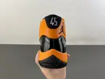 Air Jordan 11 Orange/Black Patent Leather Authentic Label 50, Style Code CT8012-700