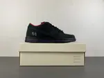 Supreme x Nike SB Dunk Low “Black/Red”  HQ8487 -001