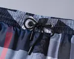 BUR*BERRY 2025 New Classic Plaid Print Beach Shorts