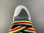 Lanvin White and gray rainbow stripes