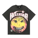 Hellstar Studios Evil Smile Short Sleeve Tee Shirt Washed Black