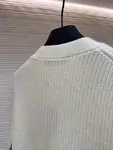 LOUIS VUITTON Ski Collection Patterned Single-Breasted Cardigan V-Neck Knit Sweater