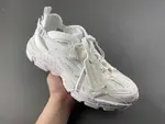 Off-White 24 Three-Arrow Hiking Platform Chunky Shoes, All White