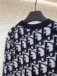 Dior wool-cotton blend printed long-sleeved shirt