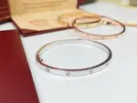 Cartier bracelet, no diamonds, classic design