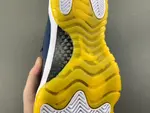 Air Jordan 11 Retro Legend Blue, White, Midnight Blue, White, and Yellow (Style Code: AT7802-115)