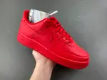 Men's Nike Air Force 1 '07 LV8 1 "Triple Red" University Red CW6999 600