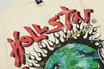 Hellstar Studios Heaven on Earth Short Sleeve Tee Shirt Cream