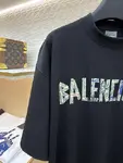 Balenciaga Graffiti Tape Crew Neck Short-Sleeve T-Shirt
