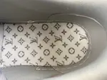 Louis Vuitton LV trainer, white-grey-brown