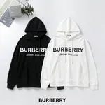 Burberry 100% Cotton Sweatshirt with Fleece Terry Cloth - High-Quality Hooded Sweatshirt