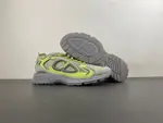 Christian Dior running shoes, grey fluorescent green