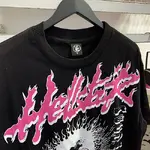Hellstar Studios Heaven Sounds Like Short Sleeve Tee Shirt Cream Unisex