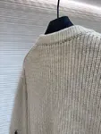 LOUIS VUITTON Three-Flower Crew Neck Sweater