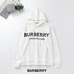 Burberry 100% Cotton Sweatshirt with Fleece Terry Cloth - High-Quality Hooded Sweatshirt