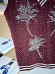 LOUIS VUITTON Letter Embroidery Floral Beaded Sequin Jacquard Knit Vest