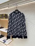 Dior wool-cotton blend printed long-sleeved shirt