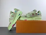 Louis Vuitton LV Trainer — Grass Green with Sequin Lettering (LV Collaboration) — Original Version (X2)