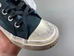 Balenciaga Paris High 'Destroyed - Black Distressed Denim' 688756-W3RCL-1095