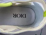 Christian Dior running shoes, grey fluorescent green