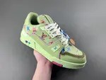 Louis Vuitton LV Trainer — Grass Green with Sequin Lettering (LV Collaboration) — Original Version (X2)