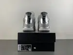 Air Jordan 4 Retro Diamond Silver Electroplated Colorway, Style Code FQ8138-092