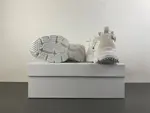 Off-White 24 Three-Arrow Hiking Platform Chunky Shoes, All White