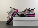 Off-White 24 Tri-Arrow Hiking Platform Chunky Shoes, Pink/Silver/Black