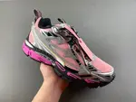 Off-White 24 Tri-Arrow Hiking Platform Chunky Shoes, Pink/Silver/Black