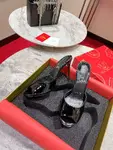 Christian Louboutin Peep-Toe Heels