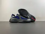 Prada America Silver-Blue-Black