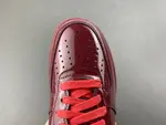 Nike Air Force 1 Low 'Patent Leather Dark Team Red'“  IO4489-601