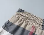 BUR*BERRY 2025 New Classic Plaid Print Beach Shorts