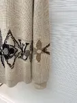 LOUIS VUITTON Three-Flower Crew Neck Sweater