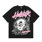 Hellstar Studios Heaven Sounds Like Short Sleeve Tee Shirt Cream Unisex