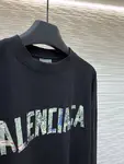 Balenciaga Graffiti Tape Crew Neck Long Sleeve