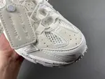 Off-White 24 Three-Arrow Hiking Platform Chunky Shoes, All White