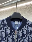 Dior jacquard zip-up cardigan