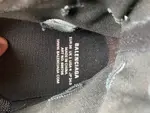 Balenciaga Paris High 'Destroyed - Black Distressed Denim' 688756-W3RCL-1095