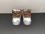 Lanvin White and gray rainbow stripes