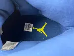 Air Jordan 11 Retro Legend Blue, White, Midnight Blue, White, and Yellow (Style Code: AT7802-115)