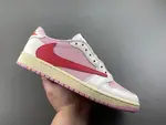 Travis Scott × AJ1 Low "Shy Pink" IQ7604-101