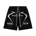Hellstar  Shorts, Cement Print Distressed Loose Casual Shorts for Men and Women