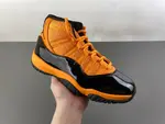 Air Jordan 11 Orange/Black Patent Leather Authentic Label 50, Style Code CT8012-700