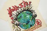 Hellstar Studios Heaven on Earth Short Sleeve Tee Shirt Cream